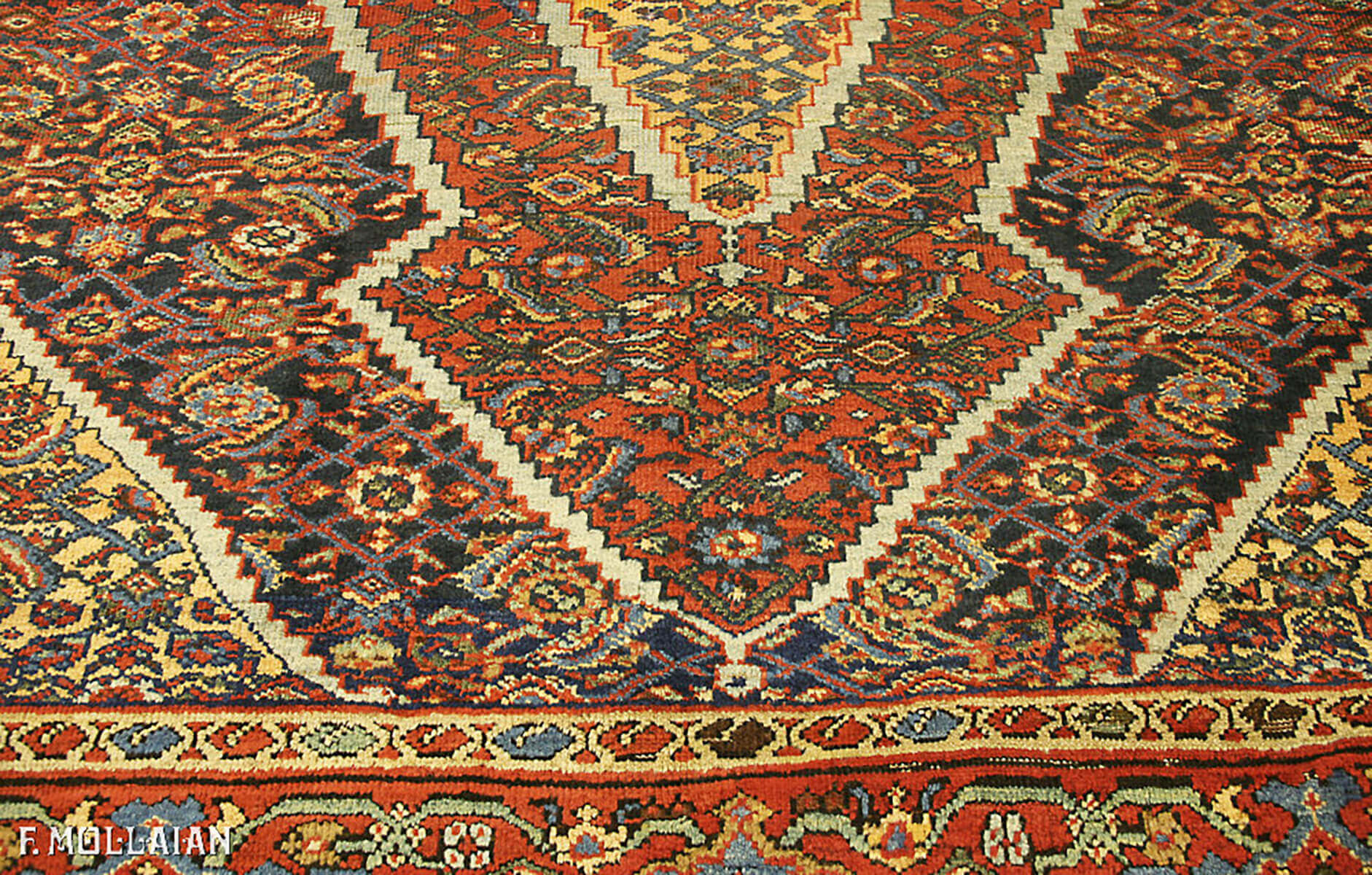 Antique Persian Mahal Carpet n°:55979612